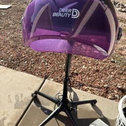 Professional Standing Hair Dryer - 1875W Floor Standing Hooded Dryer Hair Bonnet with Ionic Generator for Professional Salon Station Spa Home Use Hair