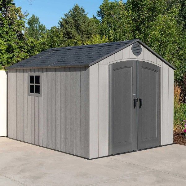 🏪 Large Lifetime Resin Outdoor 8' x 12.5' Storage Shed Home / Patio, Lawn & Garden / Outdoor Storage Sheds