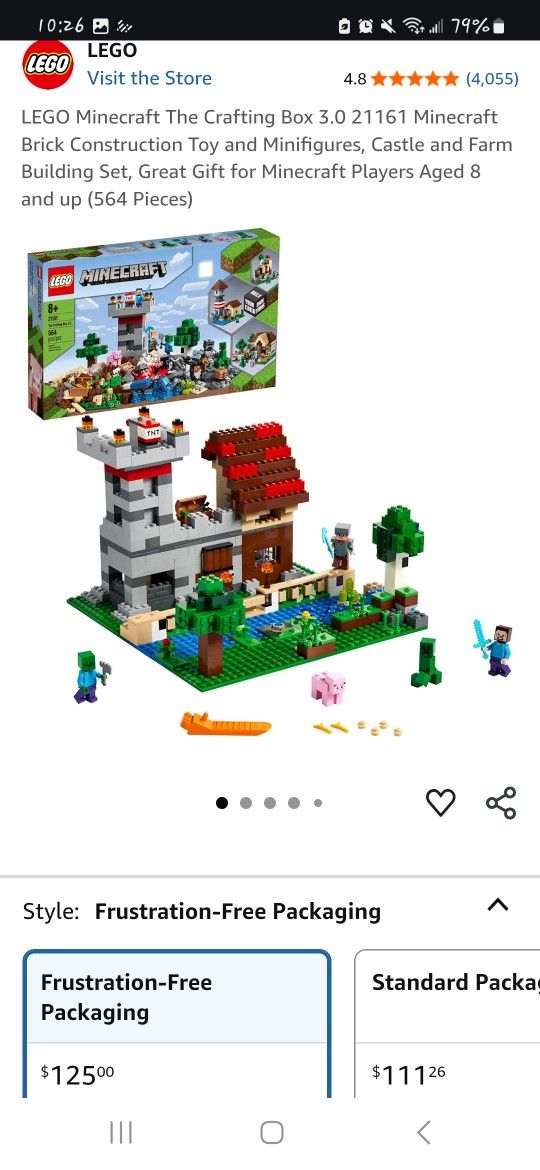 LEGOS
MINECRAFT CRAFTING BOX 3.0