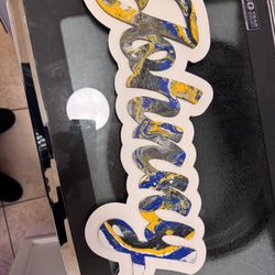 Metal Sign Says Johnny 