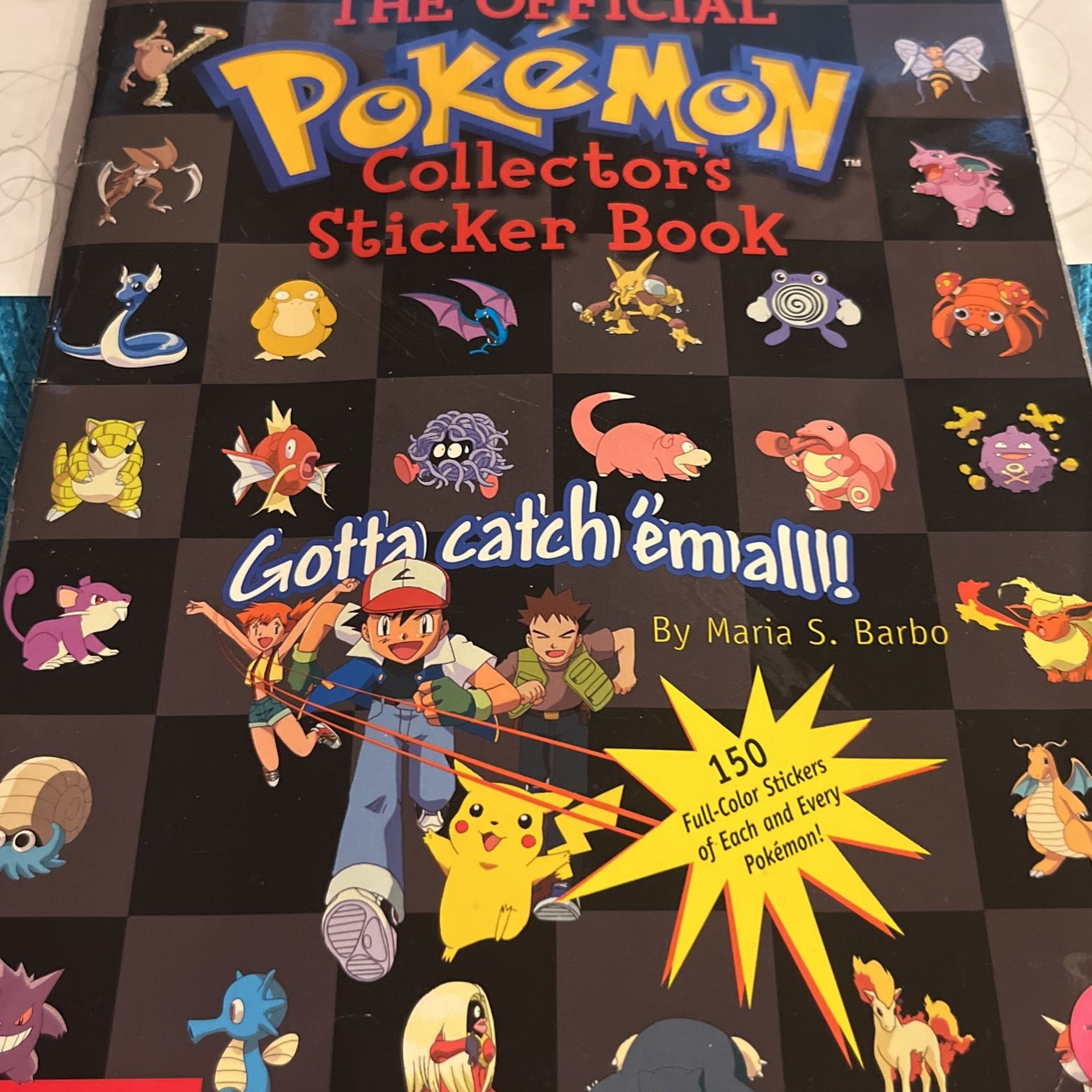 Official Pokémon sticker book form 1999(with all stickers already in)