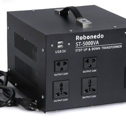 5000W Step Up & Down Transformer 110V to 220V / 220V-110V, 5000 Watt Voltage Converter Transformer
