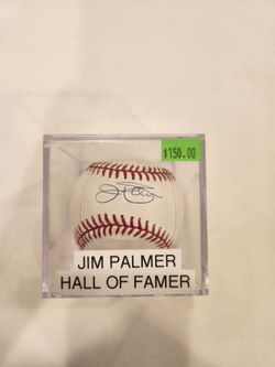 Jim Palmer Signed Baseball, CofA, Baltimore Orioles
Baseball Hall of Fame