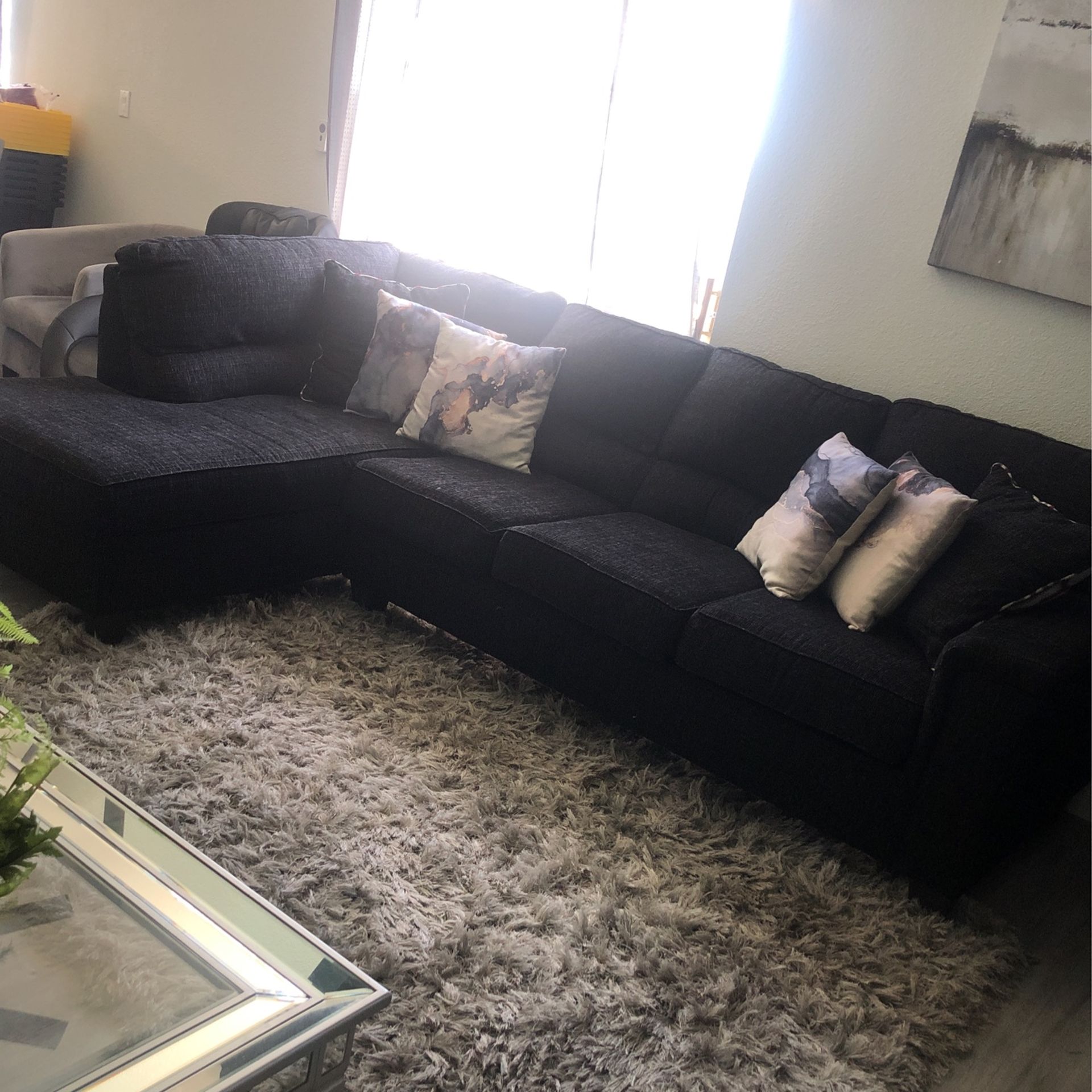 Black Sectional Sofa