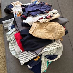 Available Now-Clothes for boys (2T-4T), New or One Time Use, Perfect Condition, Brands: Polo, Ralph, 50 pcs of clothes.