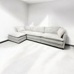 CORDUROY Sectional Couch   | From $590 to $1690 🎁Brand New in-Box 🚛DELIVERY AVAILABLE 