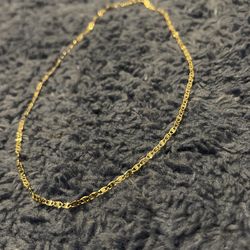 18kt Gold Chain 3mm 17.5” 4g