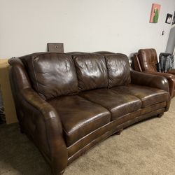 Top Grain, Pure Leather Sofa In Dallas 75217