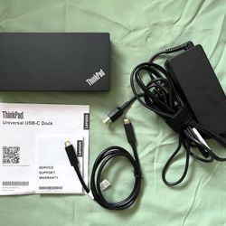 New Universal USB-C Dock, Lenovo Thinkpad
