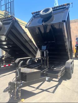 12ft Scissor Lift Dump Trailer