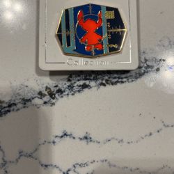 DIsney Stitch Red Silhouette Target Scope Collectible Pin