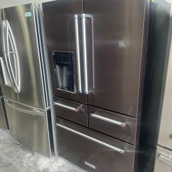 Same Day Install! KitchenAid Refrigerator Fridge 4 Door French