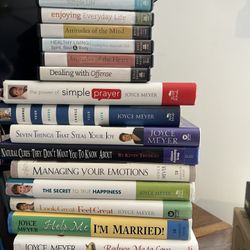 JOYCE MEYERS CDS AND BOOKS $3 Each