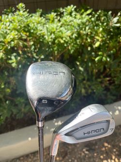 Acuity Hiper 7 Iron & 5 Wood Graphite Shaft Regular Flex LH- Needs New Grips