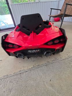 Lamborghini toy car, kids rid in car