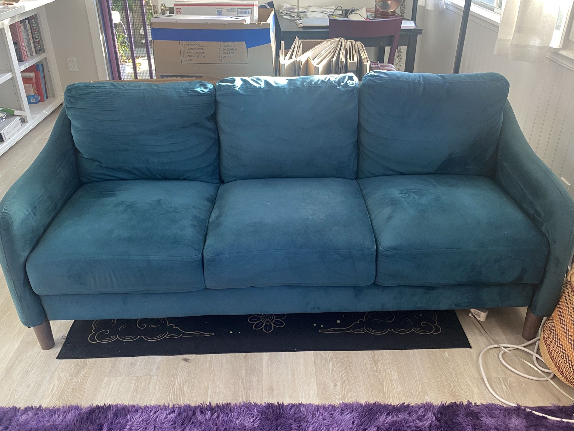 Teal Couch