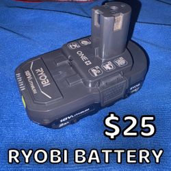 Ryobi 18V 2Ah Lithium-Ion ONE+ Battery