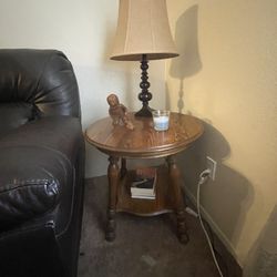 End Table  With Lamp 