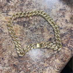 24k cuban link chain 
