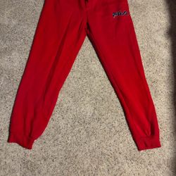 Red Men’s Fila Sweatpants 