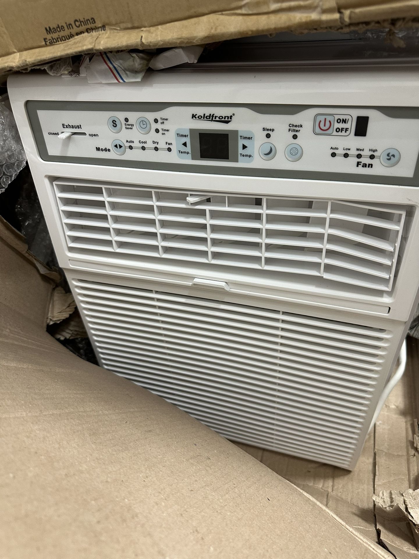 KOLDFRONT 10000 BTU 115V CASEMENT AIR CONDITIONER WITH DEHUMIDIFIER
