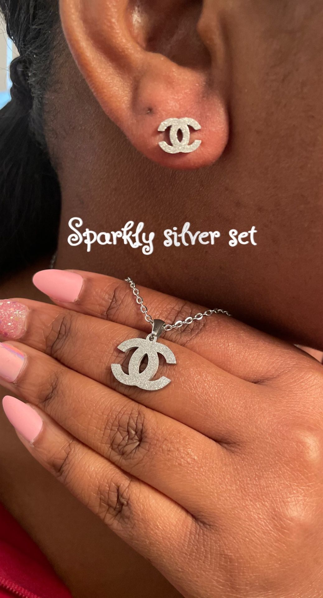 Silver Womens Fashion Earring Studs New Earrings