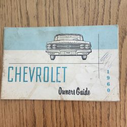 1960 Chevrolet Owners Guide 