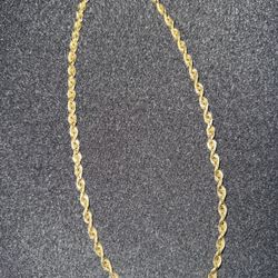 Solid 14K Gold Rope Chain – 22” / 6mm – 51 Grams (Real Gold, Not Plated)