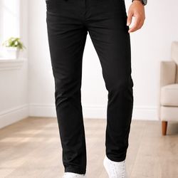 True Classic Men’s Black Slim Fit Jeans Size 32 Stretch Comfort Denim