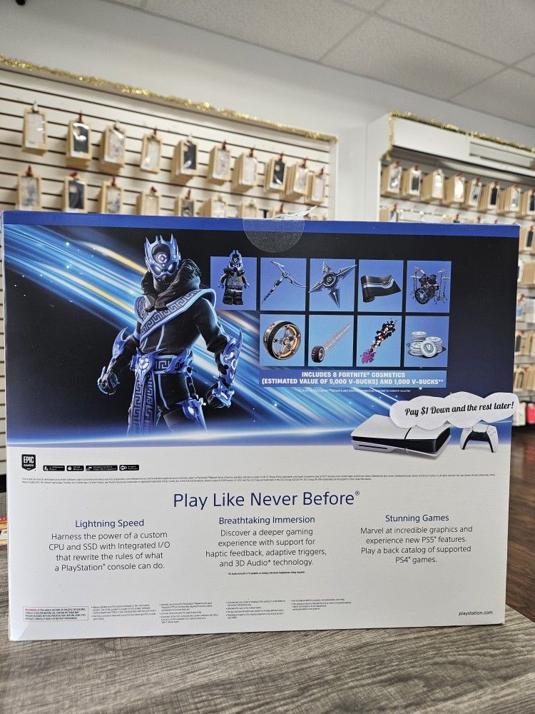 Sony Playstation 5 Slim PS5 Gaming Console - $1 To Take it Home same Day and Pay the Rest later!