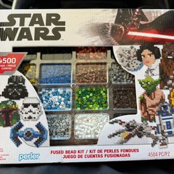 Disney Star Wars Perler Fused Bead Kit, 4504 Pieces, 14 Projects, Ages 6+