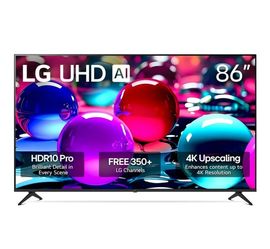 LG 86UA7500 86" 4K UHD AI Smart TV with webOS 25 and Game Optimizer