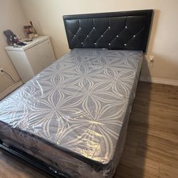 Full  Size Bed Frames With Mattress Set  All New Furniture And Free Delivery 