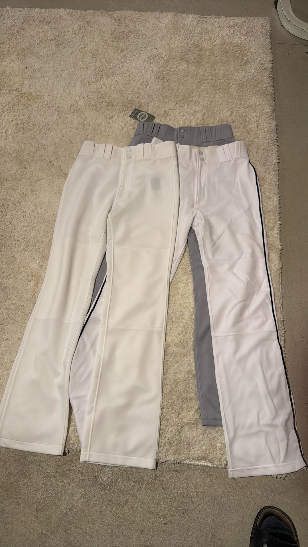 3 Pair New Baseball Pants Medium