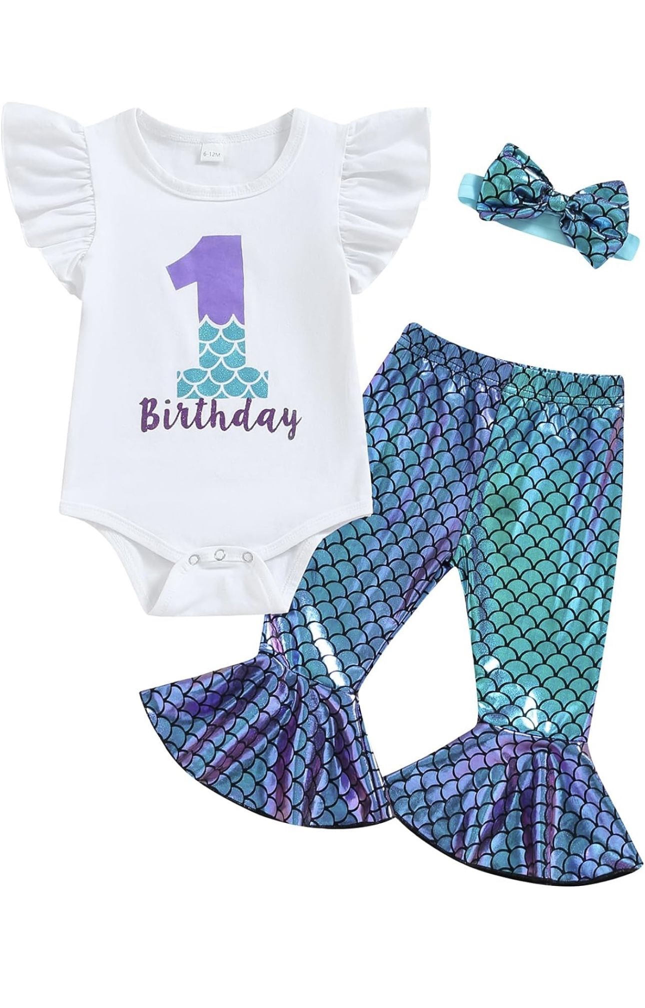 First Birthday Outfit Mermaid