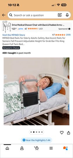 Bed Rails for Ederly Adults Safety,(New)