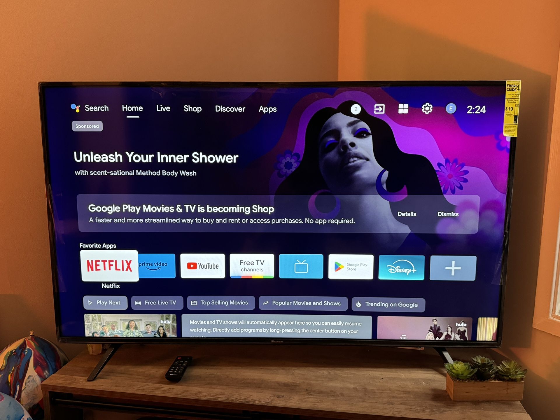 50 In Hisense TV