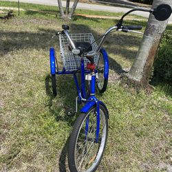 Vevor Tricycle (Bike) Adult size 24 - Blue