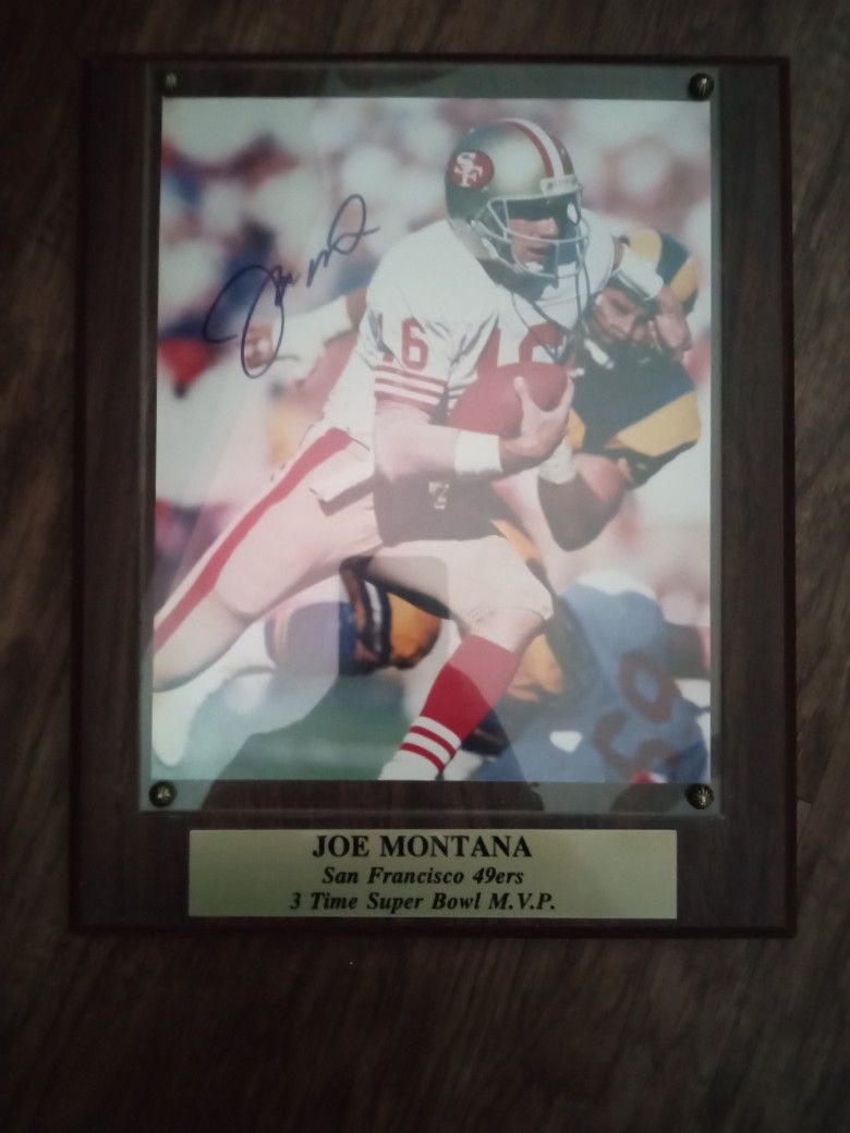Joe Montana Autograph Asking $100 OBO