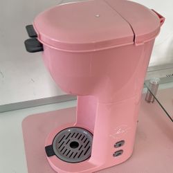 Pink Coffee Tea Single Cup Machine 💗