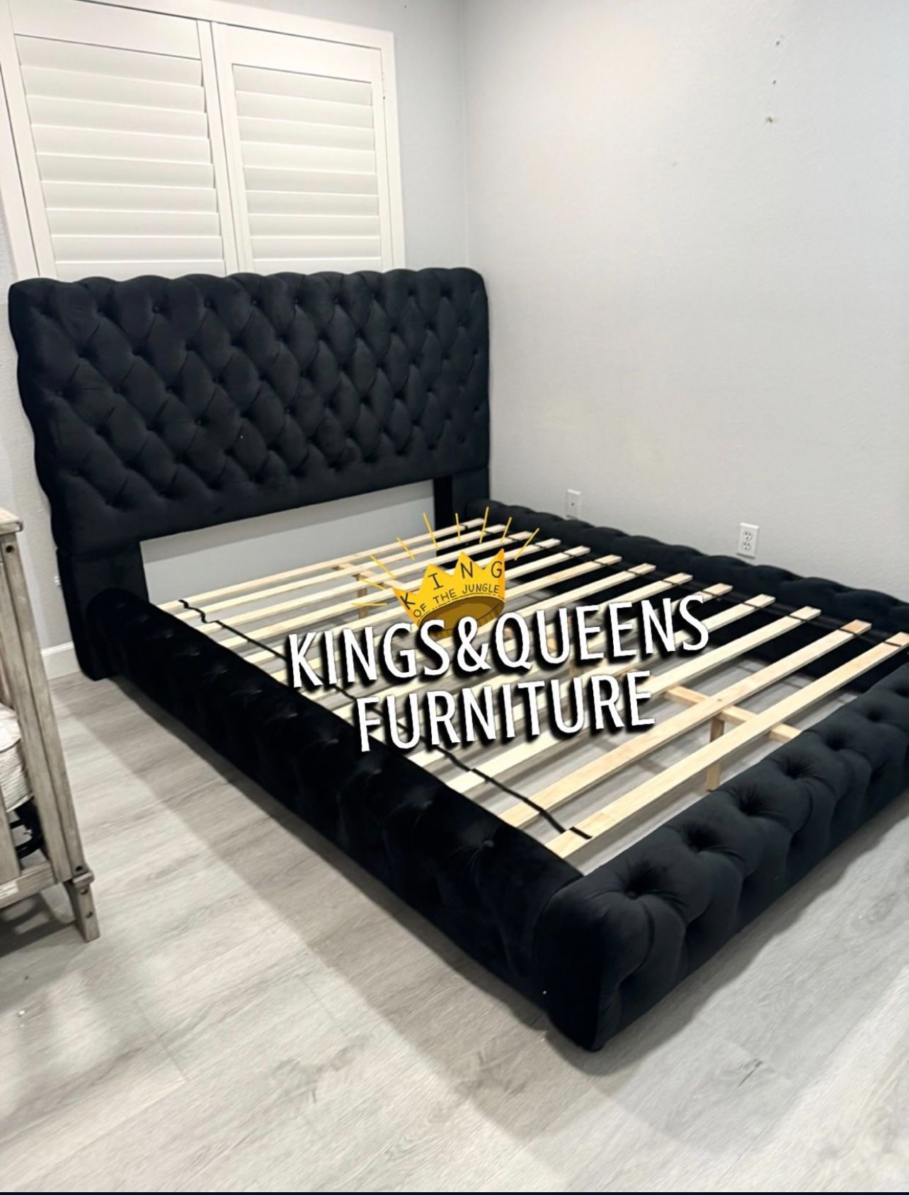 New Queen Bed Frame With Mattress