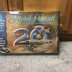 Trivial pursuit 20th anniversary edition with deluxe card dispenser
