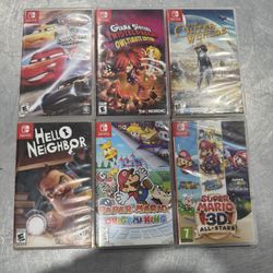 6 NINTENDO SWITCH GAMES