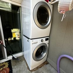 27 Inch LG Stacked Washer N Dryer