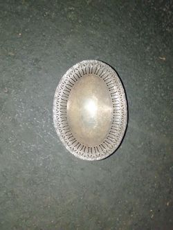 Oval, Silver-Plated Serving Dish
