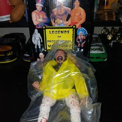 Brand New Legends Of Professional Wrestling Captain Lou Albano Bloody Action Figure 