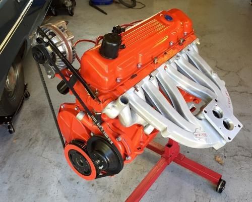 Dodge 225 Slant Six Engine, Rebuilt With 11k Miles