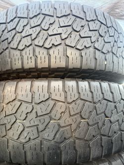 2 used tires 265/70r18 Falken walpeack AT3 🤑free installation and balance ‼️👌financing available