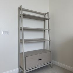 West Elm Mid-Century Bookshelf w/ Drawer (38”)