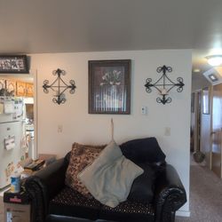 Wall Arts And Decorations with 2 Wall Candle Holders. Asking For $20.00 Only. 